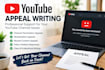 help with youtube monetization and reused content appeals