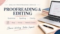 proofread your website content, blogs, and articles