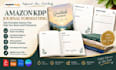 amazon KDP journal formatting, workbook layout, planner design and canva designs