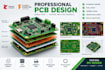 design pcb boards in eagle and fusion360 pcb design software