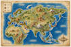 create detailed fantasy map world map map illustration cartography map design