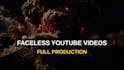 create faceless youtube videos with script, voiceover and full editing