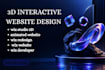 design 3d interactive website wix spline animation wix velo code landing page