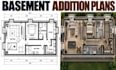 design basement addition plans with professional cad architectural documentation