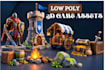 create optimized low poly 3d game assets props for unity unreal engine
