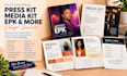 media kit press kit epk one sheet influencer media kit design