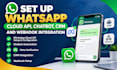 set up whatsapp cloud API and build your whatsapp chatbot crm and webhook