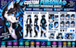 create custom fursona ref sheet and furry reference sheet