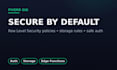 develop your supabase backend with auth database and storage