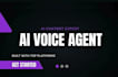 build an ai voice chatbot, voice agent