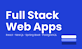 build a full stack web app application
