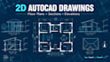 create accurate 2d autocad drawings and technical plans
