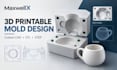 design a custom 3d printable mold with stl and step files