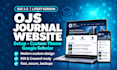 setup ojs open journal systems with custom theme and google scholar