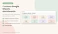 build a custom google sheets dashboard or budget tracker