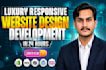 build luxury website design and website development