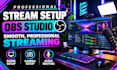 set up and optimize obs studio for streaming and recording