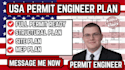 provide architectural permit drawing set, sign and seal as structural engineer