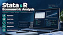 conduct stata and r regression and econometric analysis