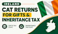file ireland cat returns, gift tax and inheritance tax