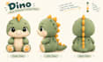 design custom plush toys plushies stuffed animals 3d character models amigurumi