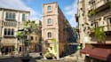 model stylized 3d game asset, 3d building model, unreal engine 5 level design