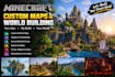 build custom minecraft maps, worlds, and terrain for you