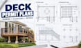 draw deck permit plans, deck framing plans and patio permit drawings