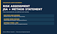 prepare task specific risk assessments jsa and method statements