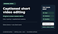 edit one vertical video with captions from your footage and transcript