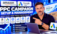 setup amazon sponsored ads to boost amazon sales, google ppc ads campaign