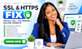 install SSL certificate and fix https errors