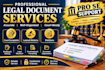 draft court petitions, motions and complaints