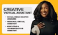 creative virtual assistant canva social media design personal executive VA
