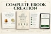 write and design a professional ebook pdf with printable trackers