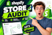 do shopify store audit, SEO and conversion rate optimization