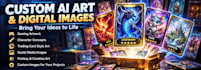 create custom ai generated images and digital artwork