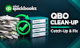 do quickbooks online cleanup and  catchup bookkeeping