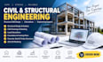 do civil and structural engineering, cad structural design, structural engineer