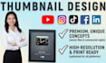 design high CTR gaming and crypto youtube thumbnails