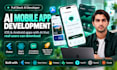do ai mobile app development, ai app developer, react native and flutter app