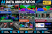 do lidar, 3d point cloud, and image, video annotation