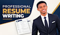 write a professional resume and ats friendly CV