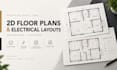 create 2d floor plans and electrical plans and layouts