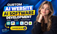 build premium custom ai wesite as a  full stack website developer