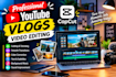 professionally edit youtube vlogs with capcut