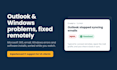 fix your microsoft 365, outlook or windows issues remotely