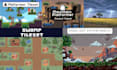 pixel art tileset, rpg tilemap pixel environment, scene, 2d pixel art background