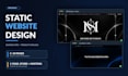 design a professional static business website