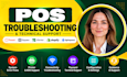 do pos troubleshooting technical support and system error fixes